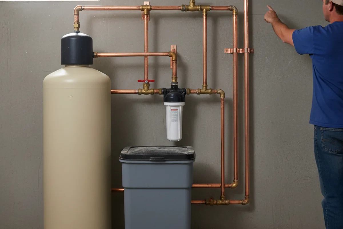 Whole-house water treatment system installed in Glen Ellyn